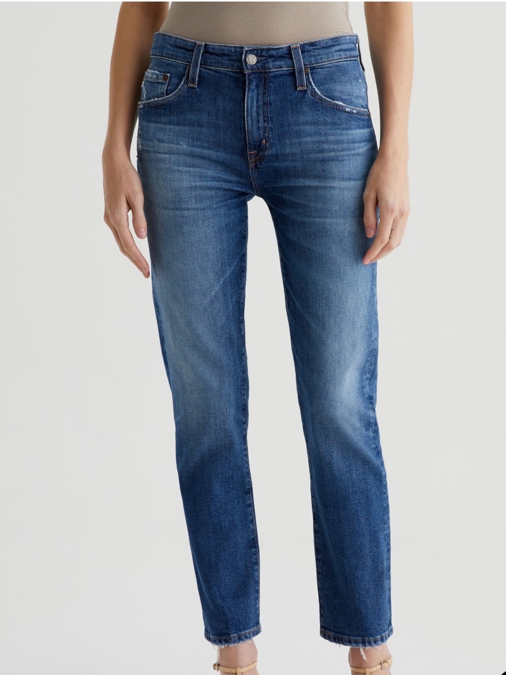 NWT Ag Adriano Goldschmied Jeans Cropped Ankle COLOR: 14 Years Stereo Size 25